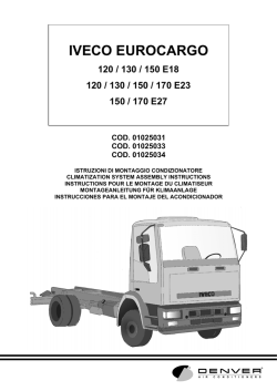 Iveco Eurocargo Einbauanleitung 01025033