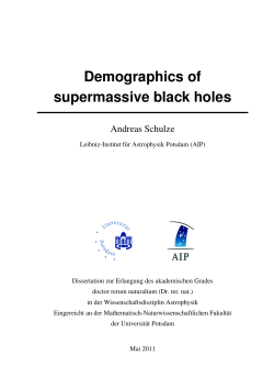 Demographics of supermassive black holes
