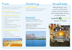 Israelreise - nyendo.reisen