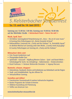 hier. - Kelsterbacher Straßenfest