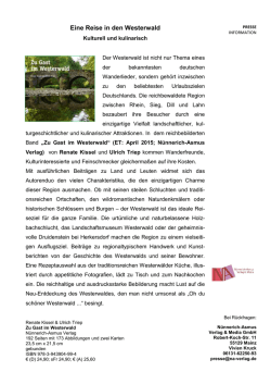 Eine Reise in den Westerwald - N&uuml;nnerich