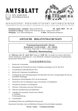 Aktuelles Amtsblatt im PDF-Format laden.
