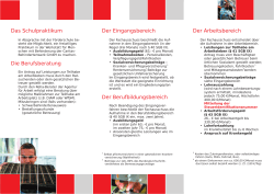 Info-Flyer - bei der CBW-GmbH