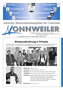 KW 13 - Gemeinde Nonnweiler