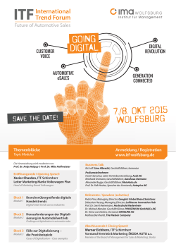GOING DIGITAL - Automotive Cluster