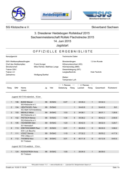 Jagdstart - SG Klotzsche