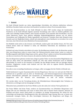 1 1. Vorwort Die Stadt Erftstadt besteht aus vielen