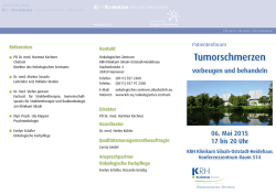 Infoflyer - Klinikum Region Hannover GmbH