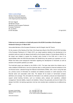 Letter from Sabine Lautenschläger, Member of the Executive Board
