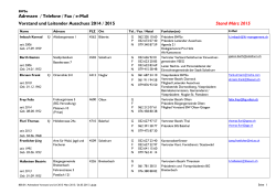 Adressliste des Vorstandes als PDF
