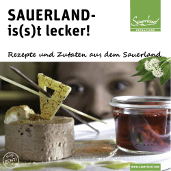 Sauerland - is(s)t lecker!