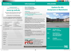 Update für die Arztpraxis in Mannheim www.rg-web.de