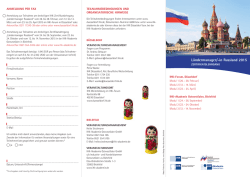 Ländermanager/-in Russland 2015