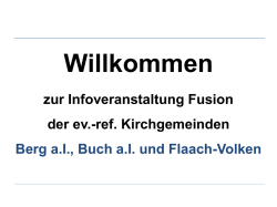Infoveranstaltung Fusion 24.03.2015 - Flaach