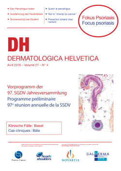 SGDV – SSDV - Dermatologica Helvetica