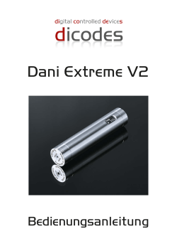 Handbuch Dani Extreme V2 40W