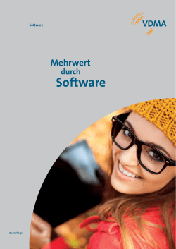 Software - VDMA Verlag