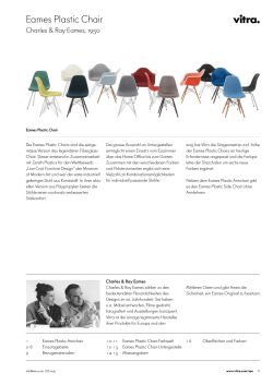 Eames Plastic Chair Factsheet