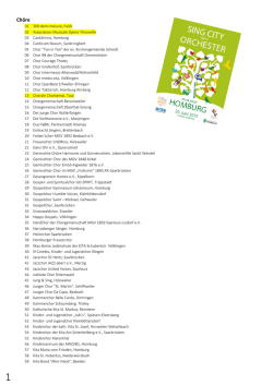 findest Du eine Liste aller angemeldeten Gruppen und Vereine