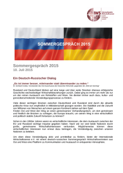 Sommergespräche_Konzept 01-06 - Internationaler Wirtschaftssenat