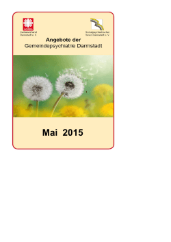 Kulturprogramm Mai 2015 - Katholisches Dekanat Darmstadt
