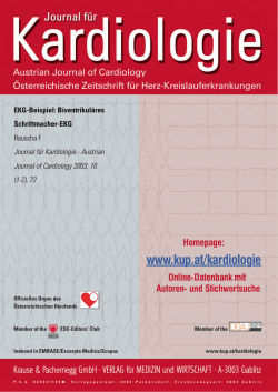 EKG-Beispiel: Biventrikul&auml;res Schrittmacher-EKG