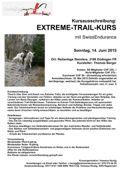Ausschreibung/Infos