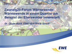 Innovation Biogaseinspeisung am Beispiel Werlte