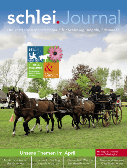 Unsere Themen im April