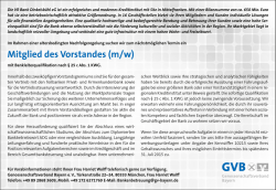 Mitglied des Vorstandes (m/w) - vr
