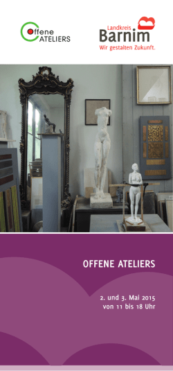 OFFENE ATELIERS - Landkreis Barnim