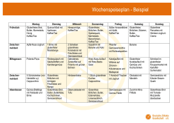Wochenspeiseplan - Beispiel (PDF-Dokument | 168,2 KBytes