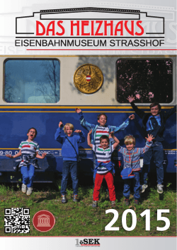 Folder 2015.indd - Eisenbahnmuseum Strasshof