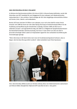 Ehrung Udo Schernikau