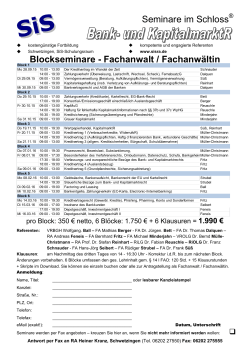 PDF-Broschüre zu "Fachlehrgang Bank