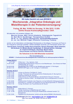 PLAKAT - Integrative Onkologie - Endfassung