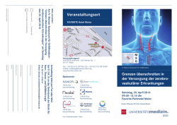 Grenzen &uuml;berschreiten in der Versorgung der zerebrovaskul&auml;ren