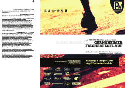 Ausschreibung f&uuml;r den 12. Gernsheimer Fischerfestlauf