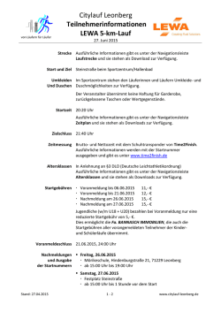 Dokumente 5-km-Lauf