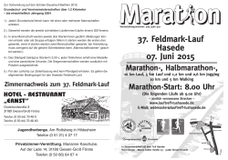 37. Feldmark-Lauf Hasede 07. Juni 2015 - zeitmessung