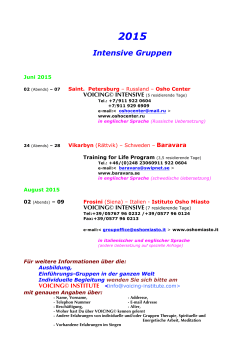Kalender Deutsch 2015