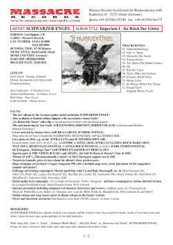 SCHWARZER ENGEL ALBUM TITLE: Imperium I