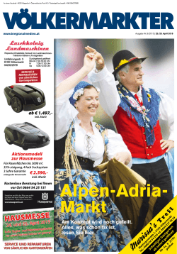 Alpen-Adria- - Die Kärntner Regionalmedien