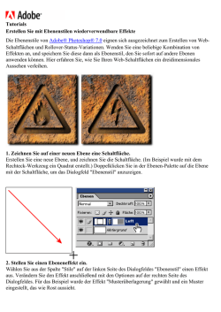 Ebenenstile - Adobe Photoshop Training