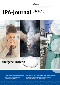 IPA-Journal 01/2015 - Ruhr