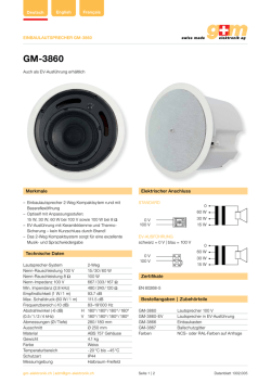 GM-3860 - G+M Elektronik AG