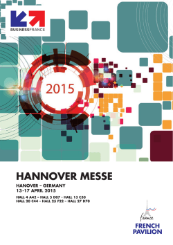 Ausstellerkatalog Hannover Messe 2015