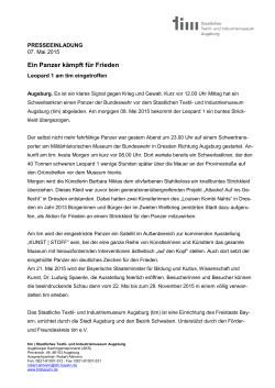 Ein Panzer k&auml;mpft f&uuml;r Frieden - Staatliches Textil