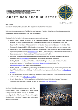 Greetings from St. Peter / Issue 02 / February 2014