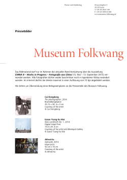 Bildliste - Museum Folkwang